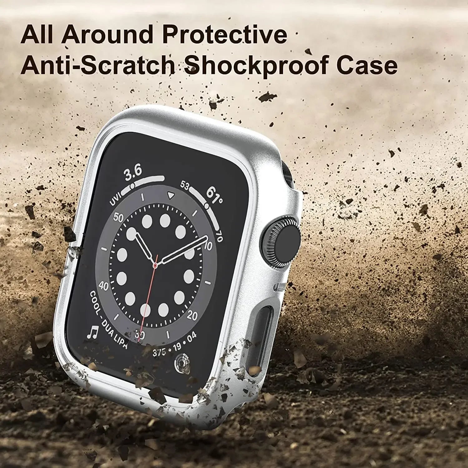 Cover for Apple Watch Case 45mm 41mm 44mm 40mm 42mm 38mm 46 49 mm Accessories PC Protector bumper iWatch Series 8 7 SE 6 5 4 3 9