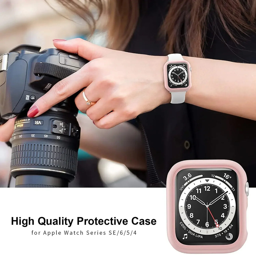 Cover for Apple Watch Case 45mm 41mm 44mm 40mm 42mm 38mm 46 49 mm Accessories PC Protector bumper iWatch Series 8 7 SE 6 5 4 3 9