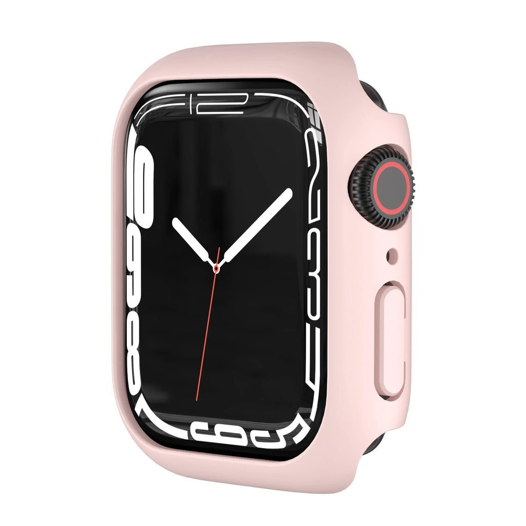 Cover for Apple Watch Case 45mm 41mm 44mm 40mm 42mm 38mm 46 49 mm Accessories PC Protector bumper iWatch Series 8 7 SE 6 5 4 3 9
